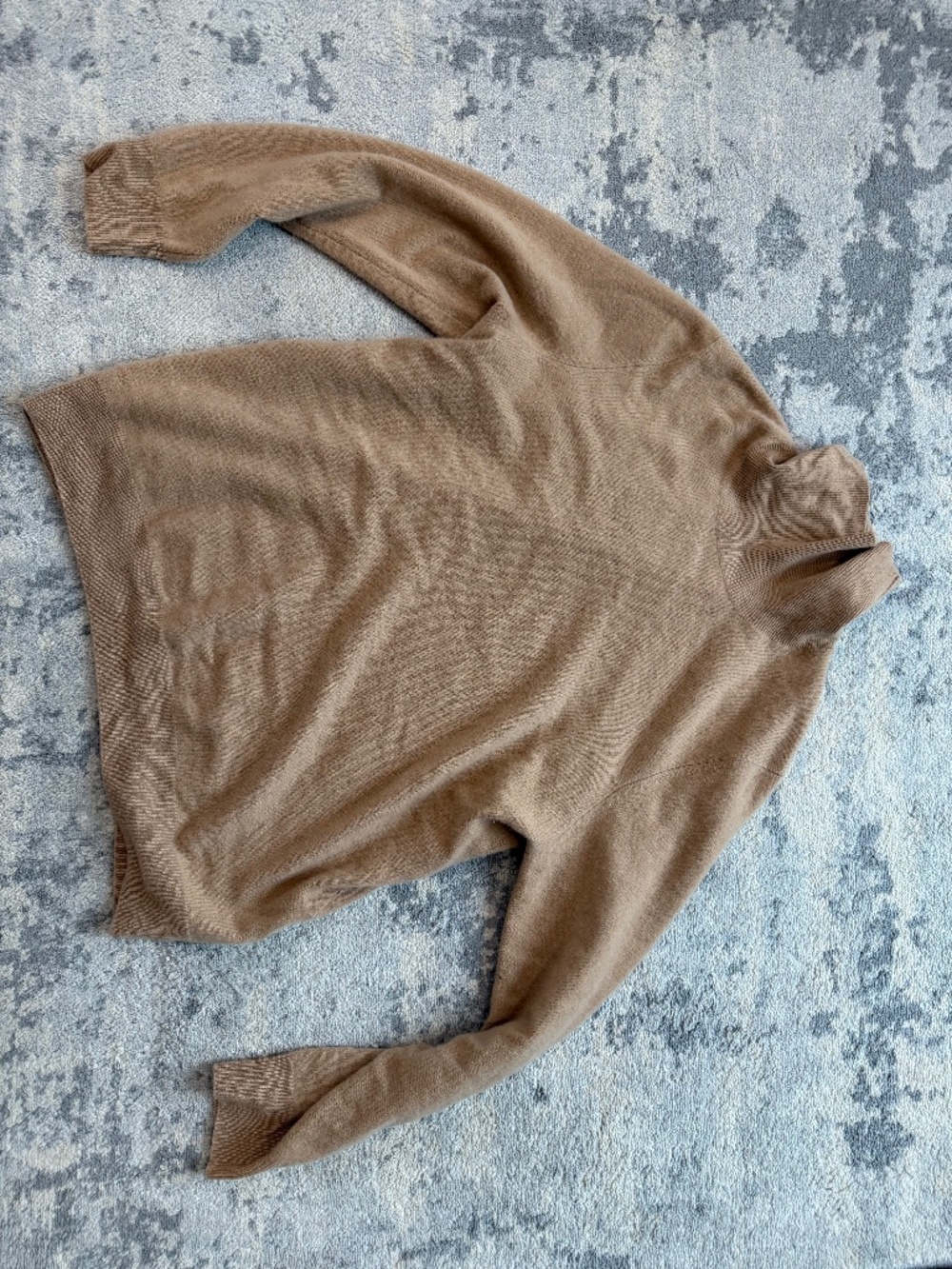 Naadam Cashmere Turtleneck - tan, Large